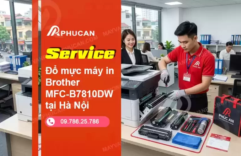 đổ mực máy in Brother MFC-B7810DW