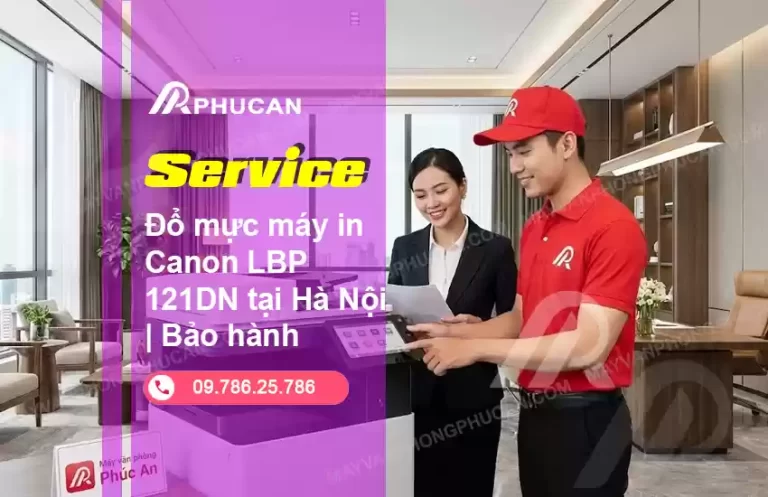 đổ mực máy in Canon LBP 121DN