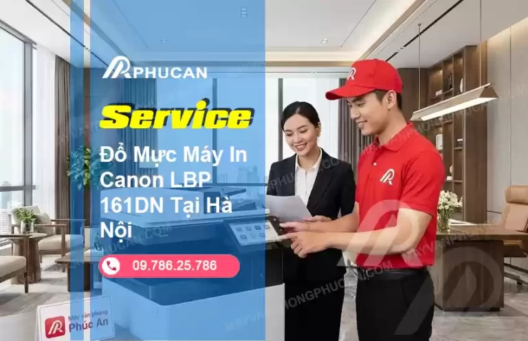 đổ mực máy in Canon LBP 161DN