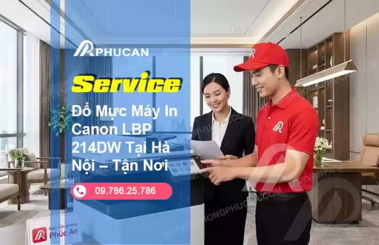 đổ mực máy in Canon LBP 214DW