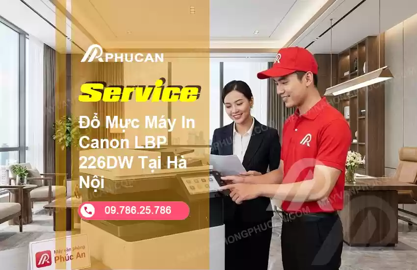 đổ mực máy in Canon LBP 226DW