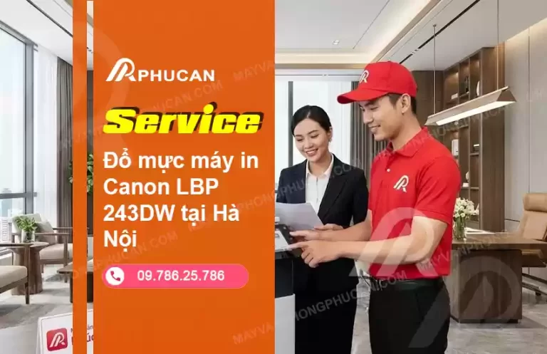 đổ mực máy in Canon LBP 243DW