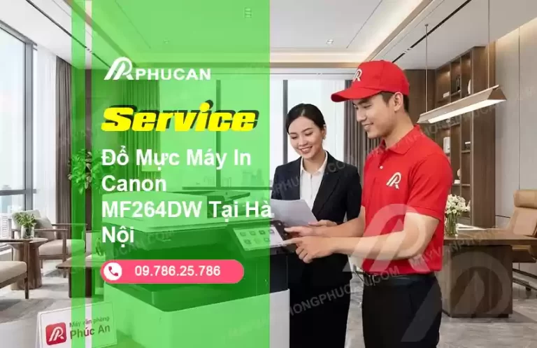đổ mực máy in Canon MF264DW