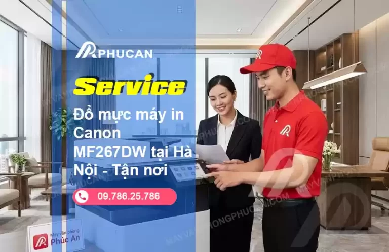 đổ mực máy in Canon MF267DW