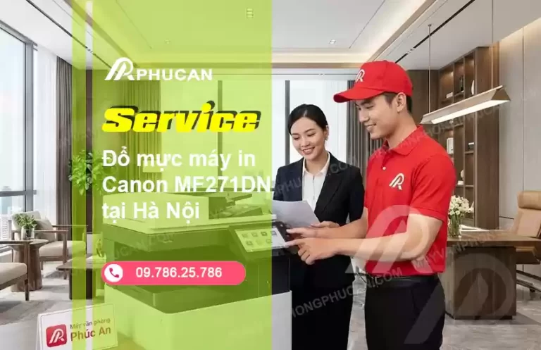 đổ mực máy in Canon MF271DN