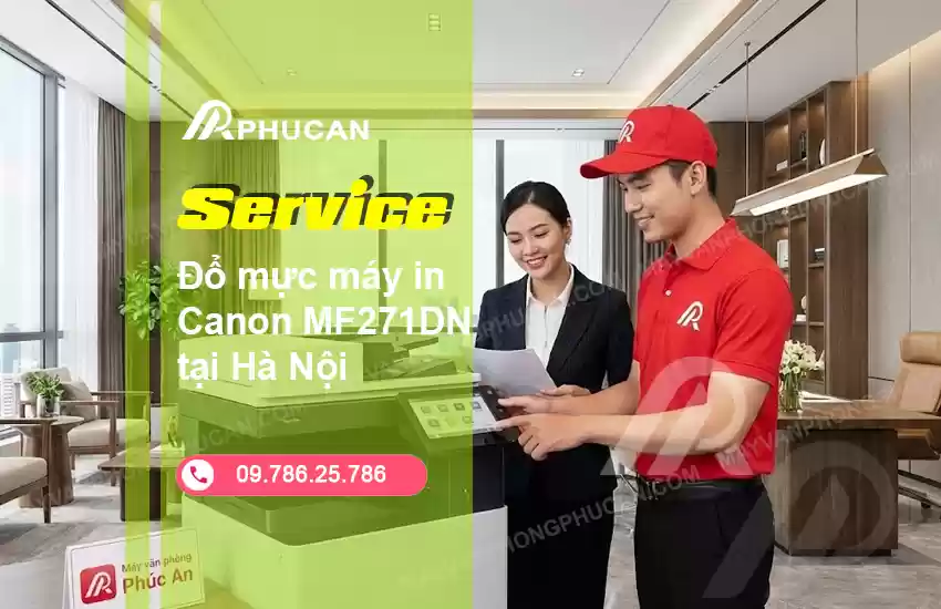 đổ mực máy in Canon MF271DN