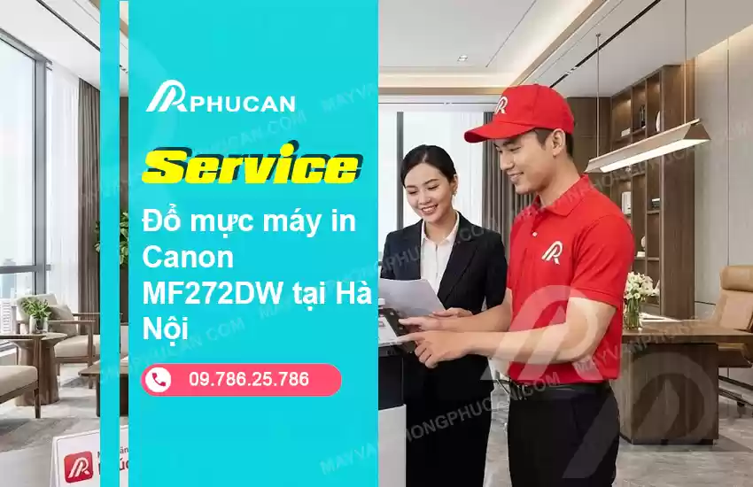 đổ mực máy in Canon MF272DW