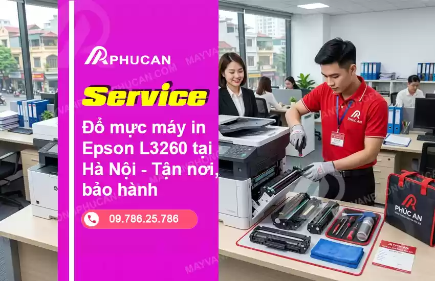 đổ mực máy in Epson L3260