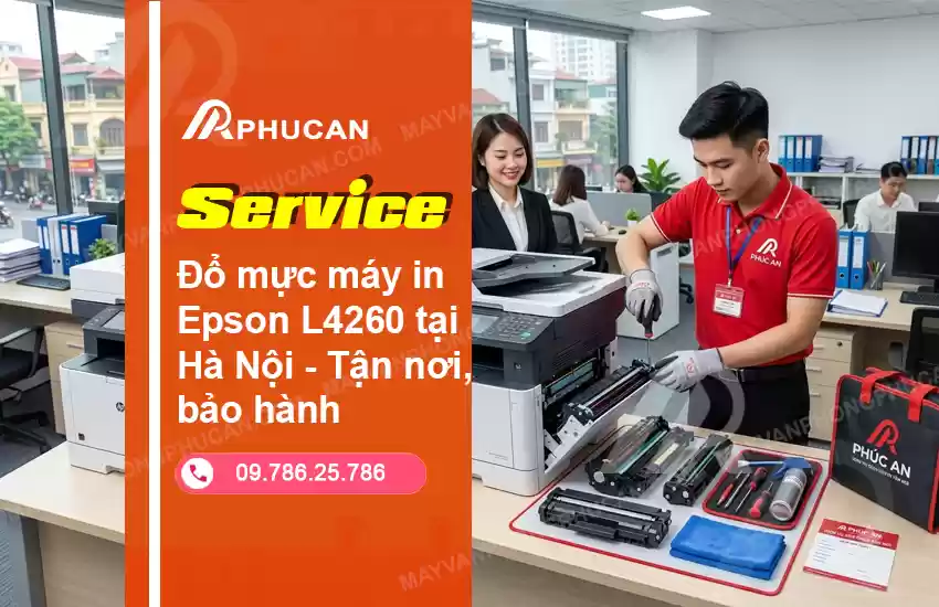 đổ mực máy in Epson L4260