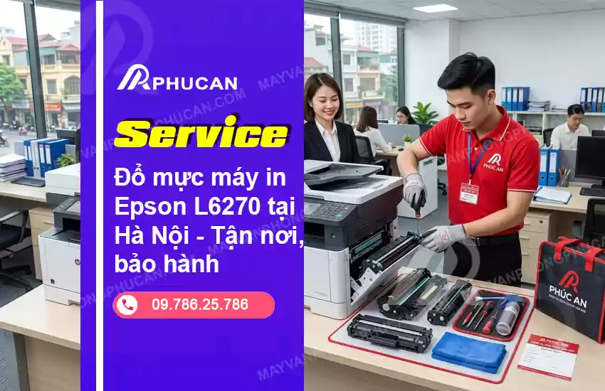 đổ mực máy in Epson L6270