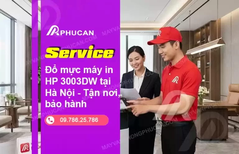 đổ mực máy in HP 3003DW