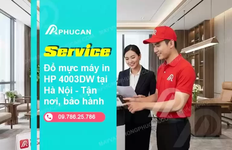 đổ mực máy in HP 4003DW