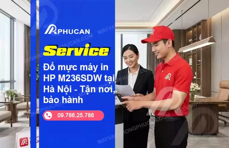 đổ mực máy in HP M236SDW