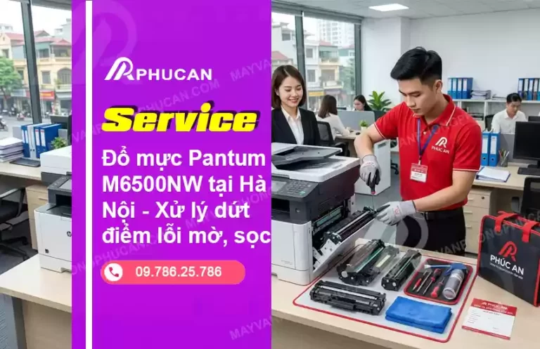 đổ mực máy in Pantum M6500NW