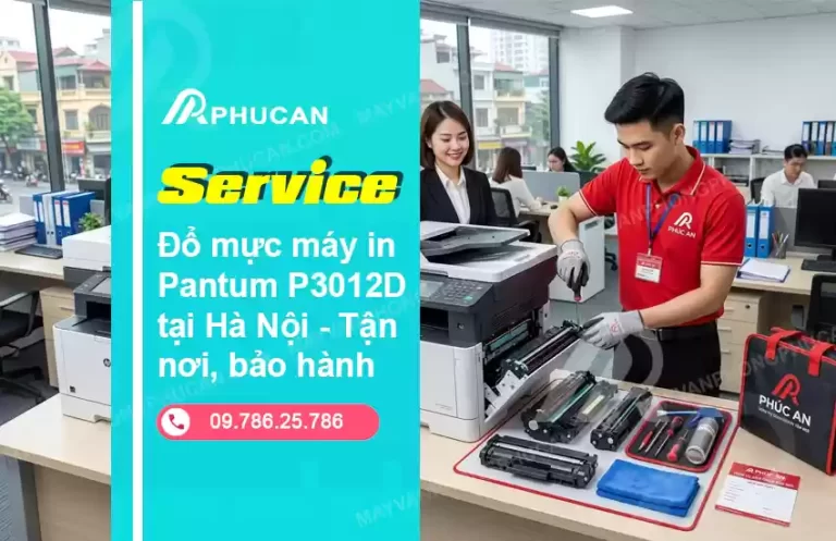 đổ mực máy in Pantum P3012D