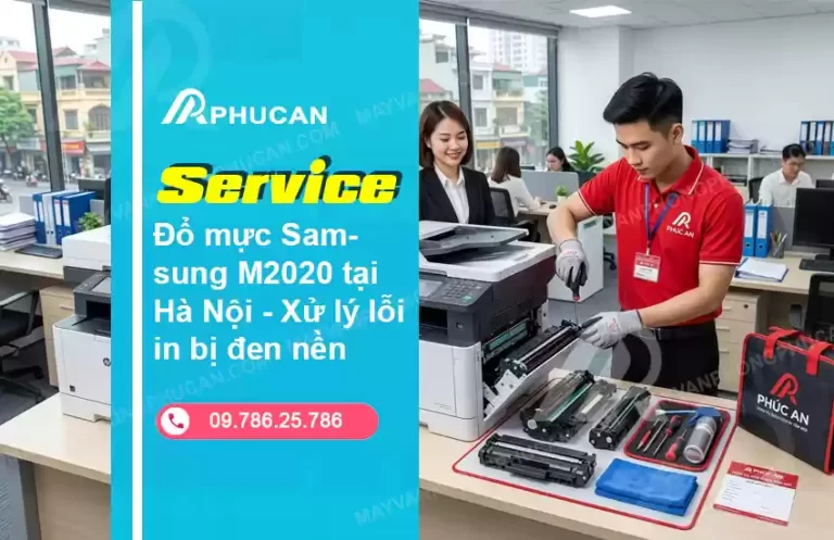 đổ mực máy in Samsung M2020