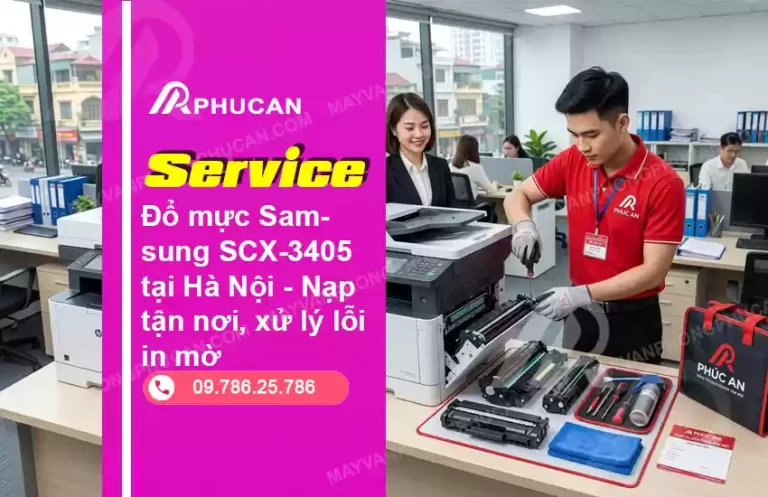 đổ mực máy in Samsung SCX-3405