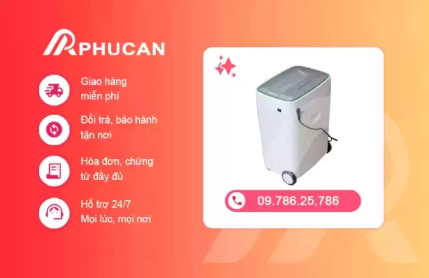máy hủy tài liệu Silicon PS-1200C
