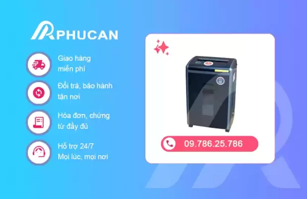máy hủy tài liệu Silicon PS-620C