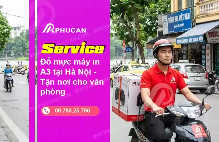 đổ mực máy in A3