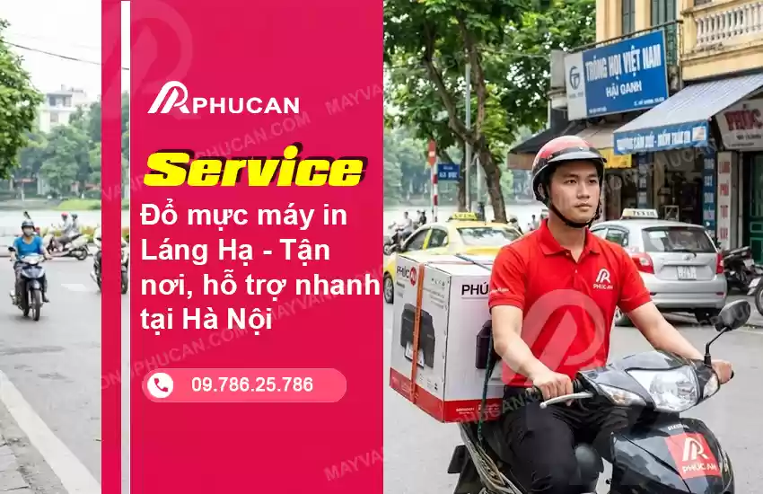 đổ mực máy in Láng Hạ