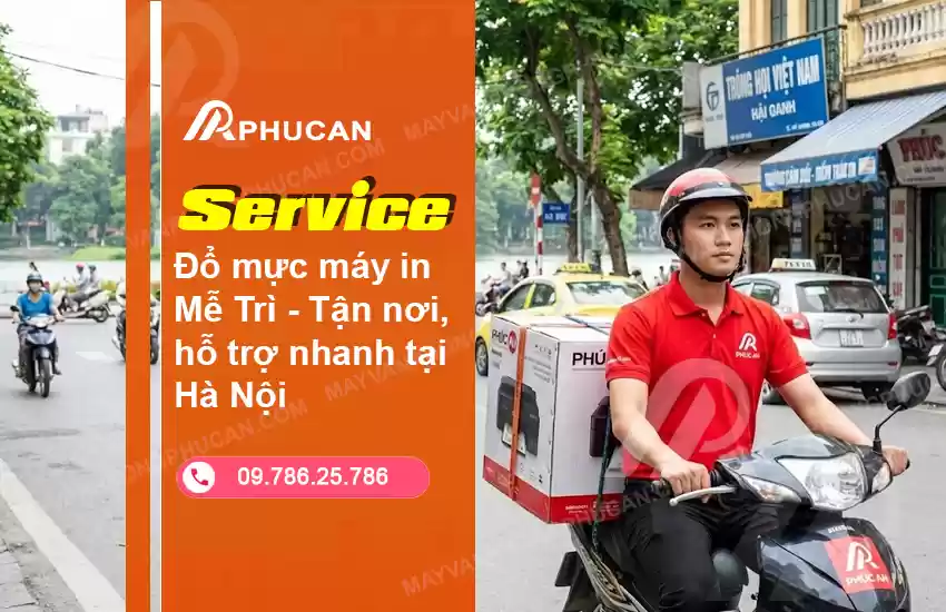đổ mực máy in Mễ Trì