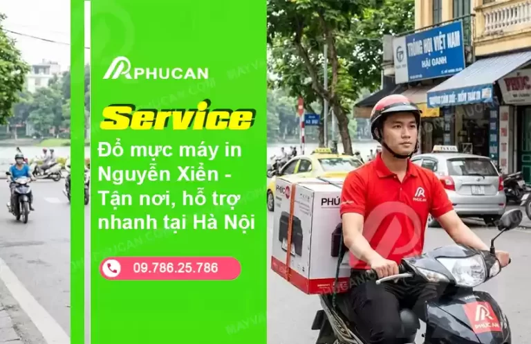 đổ mực máy in Nguyễn Xiển