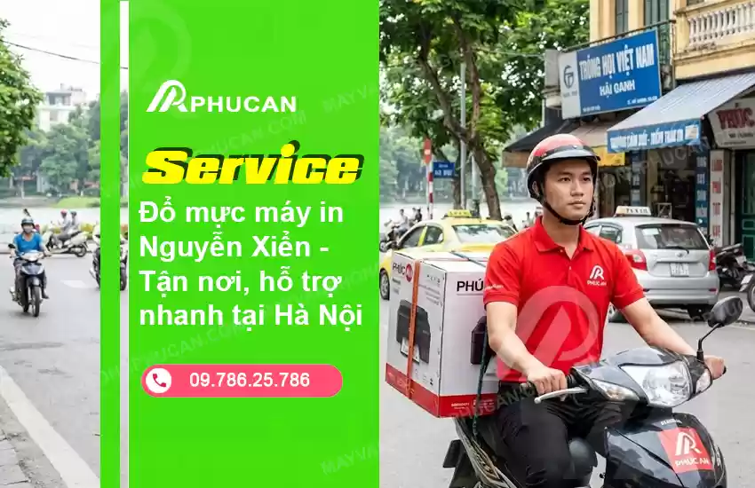 đổ mực máy in Nguyễn Xiển