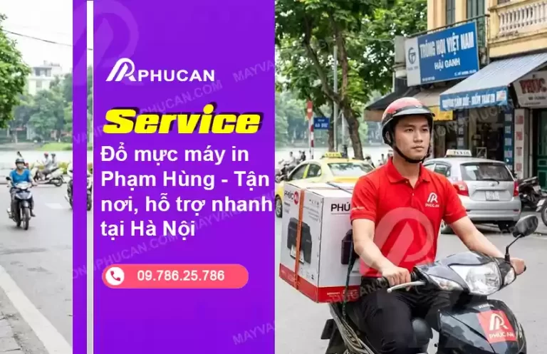 đổ mực máy in Phạm Hùng