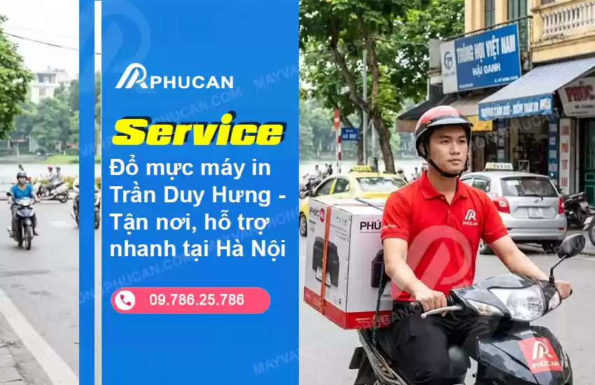 đổ mực máy in Trần Duy Hưng