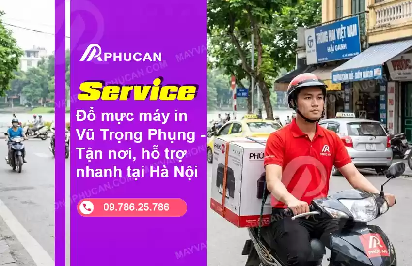 đổ mực máy in Vũ Trọng Phụng