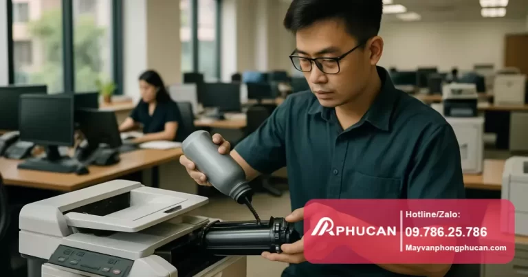 đổ mực máy in cho công ty xuất nhập khẩu