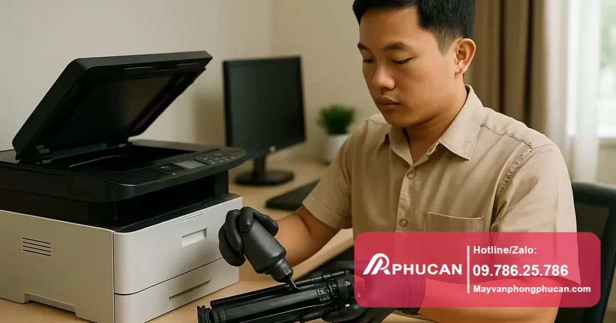đổ mực máy in cho khách sạn