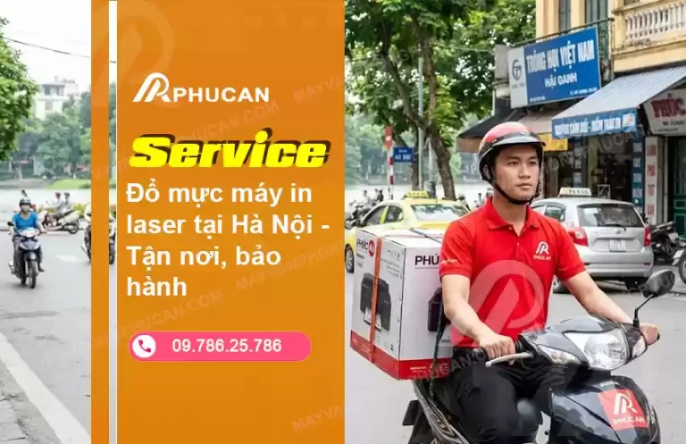 đổ mực máy in laser