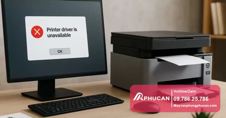 driver is unavailable máy in