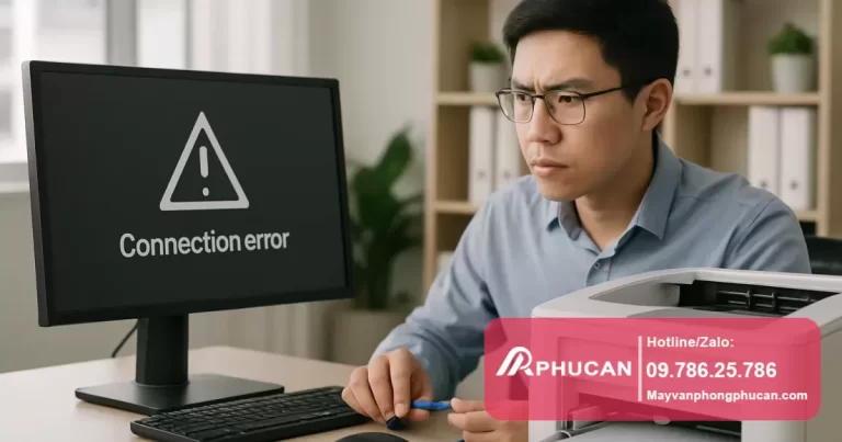 máy tính không thấy máy in mạng